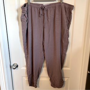 Sonoma Plus Purple Relaxed Pants